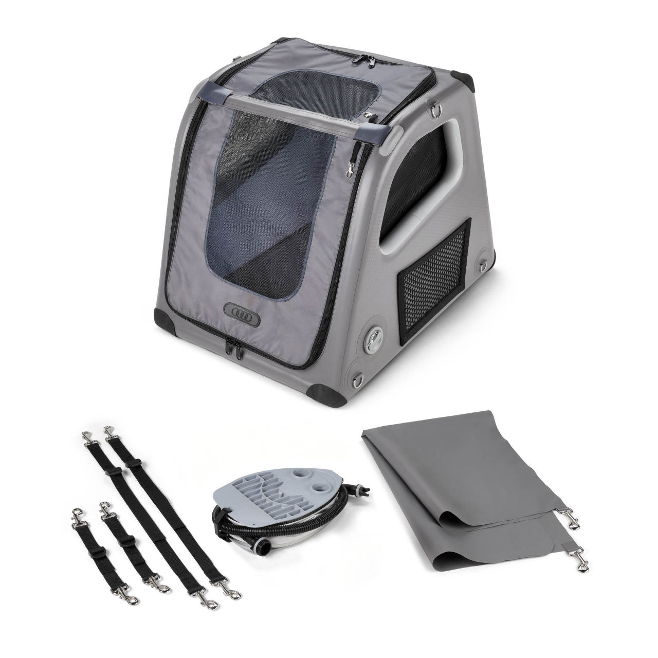 Caisse pour chien gonflable