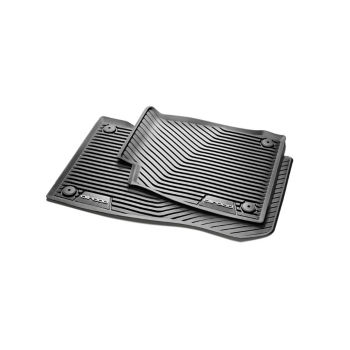 Tappetini Auto In Tessuto Per Audi Q5 (2008-2016) - Set Da 4 Pezzi - Colore Nero - Realizzati In UE - Fissaggi Originali - 4