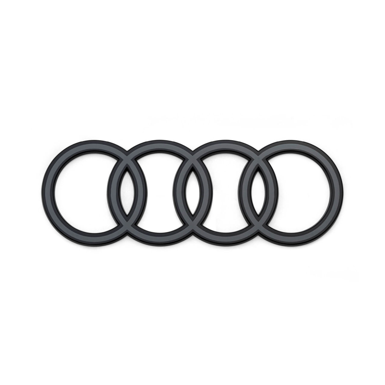 Audi rings, dark