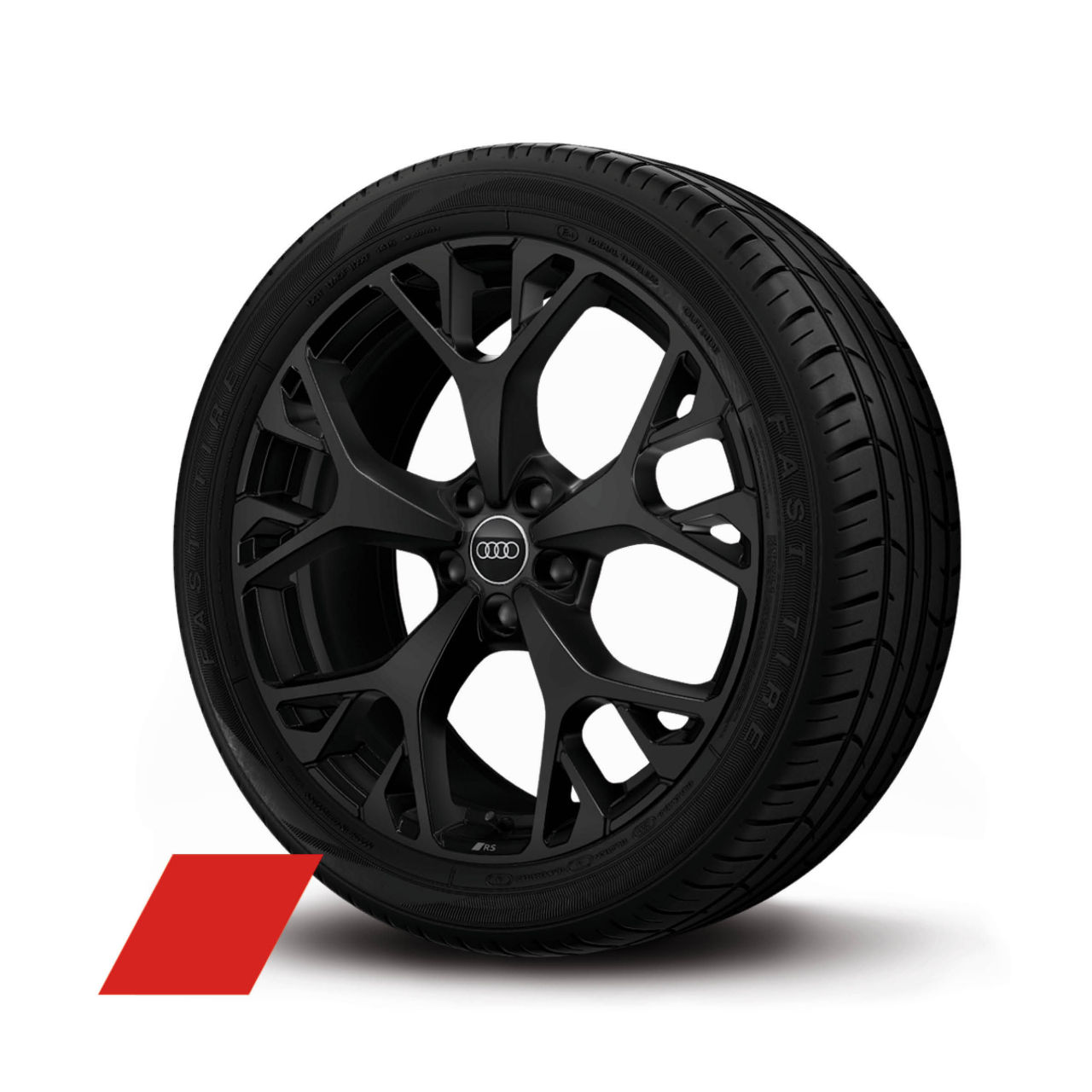 Audi Sport wheel, 5-arm peak with RS lettering