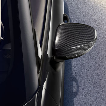 Exterior mirror housings in carbon