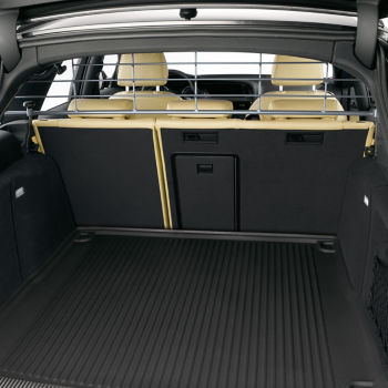 Half partition grille for luggage compartment