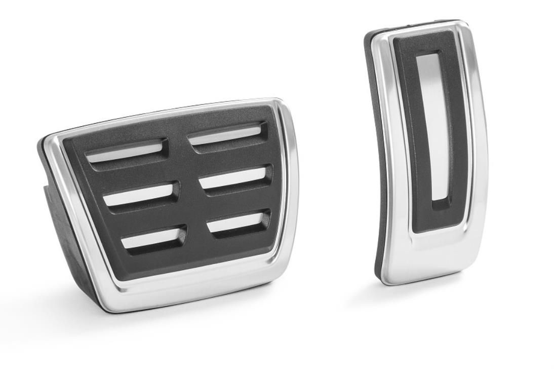 Pedal covers - stainless steel