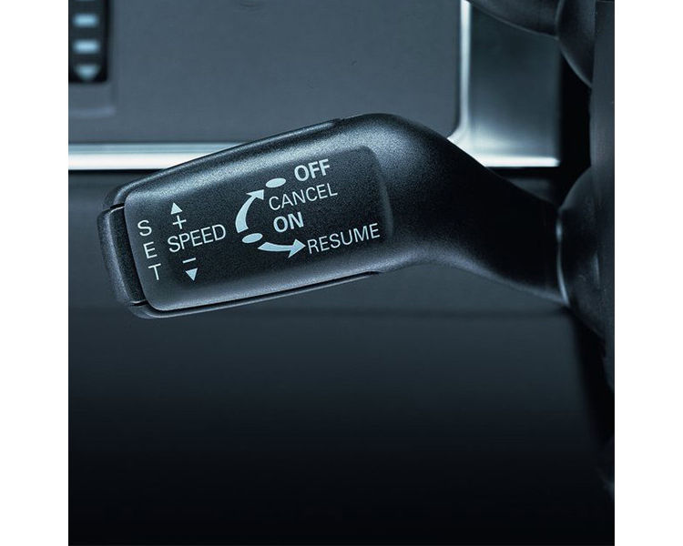 Retrofit solution for the cruise control system, for vehicles with or without a multifunction steering wheel