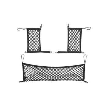 Netting system for double floor - black