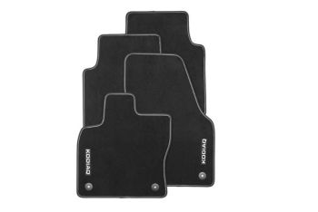 Textile foot mats Prestige – double nubuck