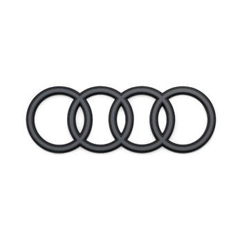 Audi rings, dark