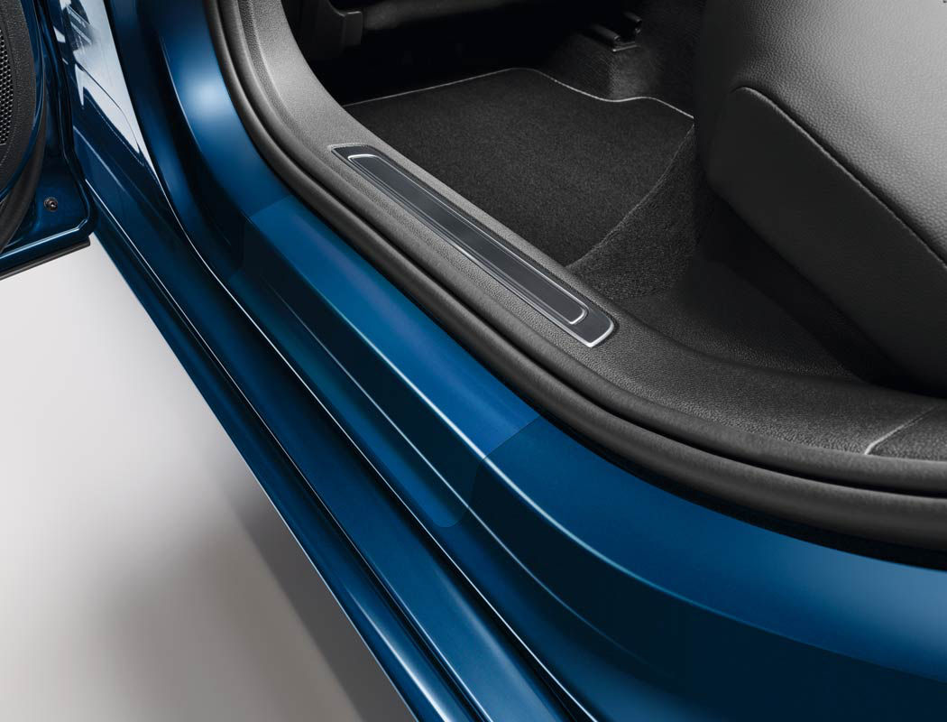 Protective film for the sill rail