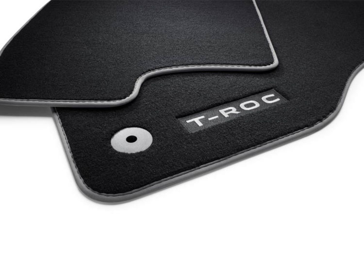 Textile floor mats