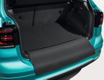 Reversible luggage compartment mat