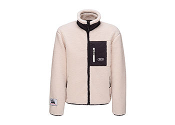 Audi Kaipola´86 Fleece jacket, unisex, offwhite