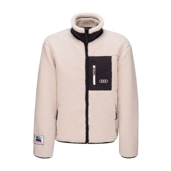 Audi Kaipola´86 Fleece jacket, unisex, offwhite