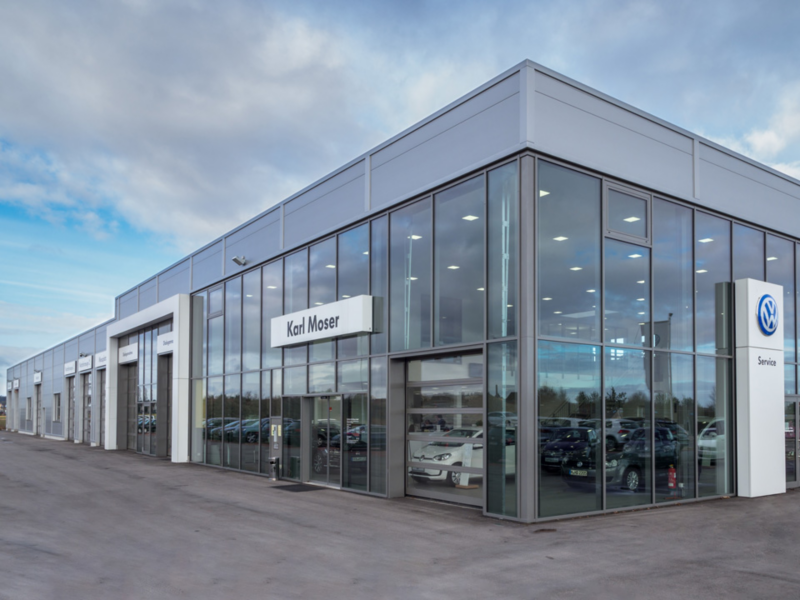 Autohaus Moser heute, Außenansicht