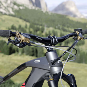 Audi electric mountain bike powered by Fantic