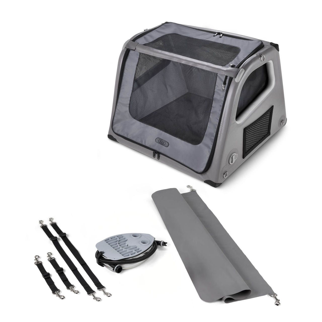 Caisse pour chien gonflable