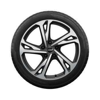 Audi Sport wheel, 5-twin-spoke offset