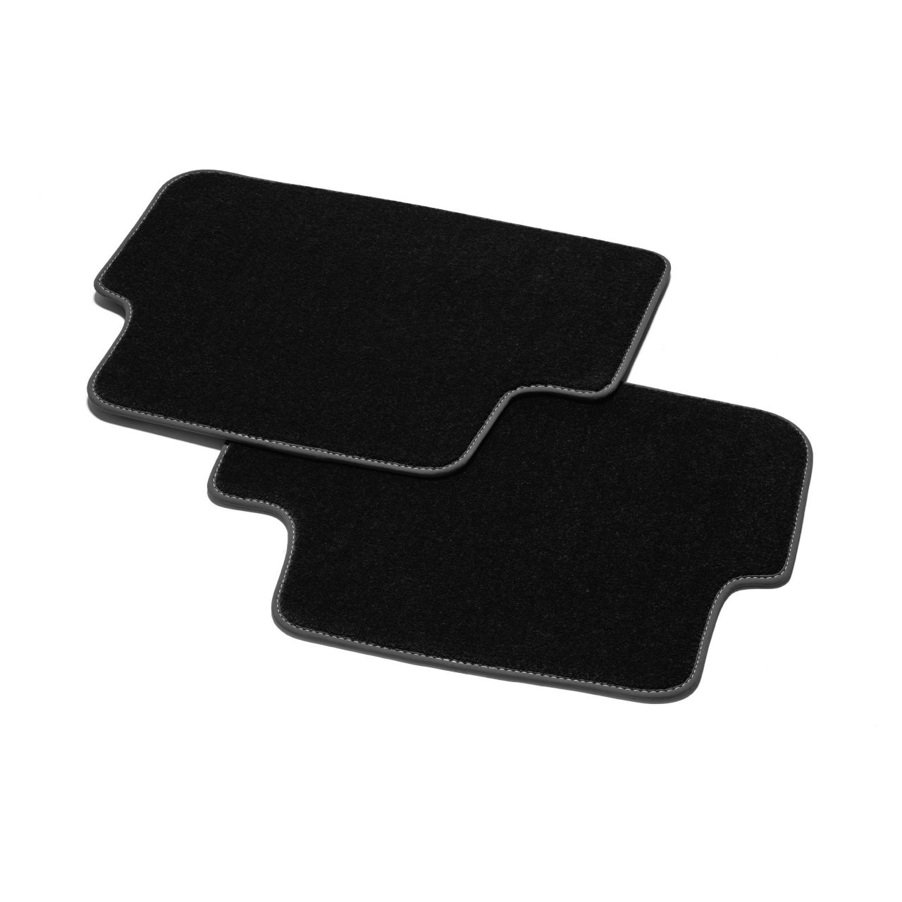 Deep-pile textile floor mats