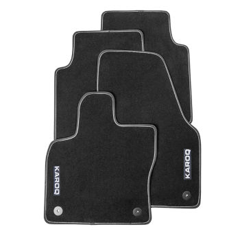 Textile foot mats Prestige – double nubuck