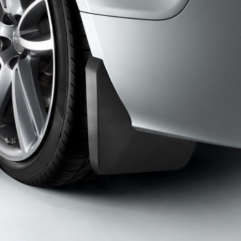 Mud flaps, for the front, for vehicles without S line exterior package