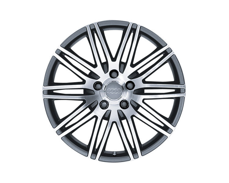 Rim, 10-twin-spoke, anthracite-silver, 9.0Jx20