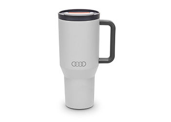 Audi Insulated cup straw, light gray