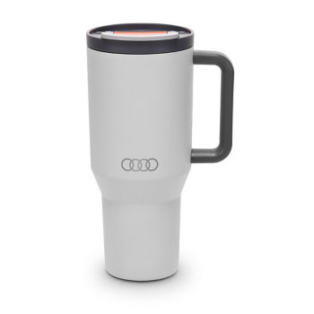 Audi Insulated cup straw, light grey