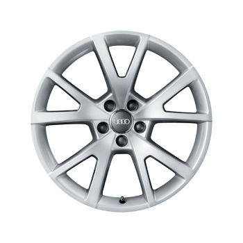 Rim, 5-V-spoke, brilliant silver