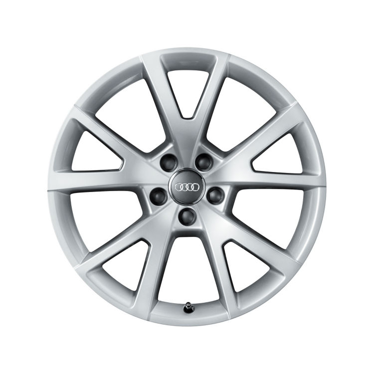 Rim, 5-V-spoke, brilliant silver