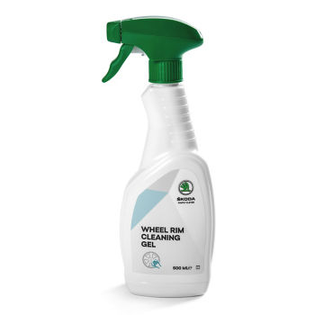 Wheel rim cleaning gel