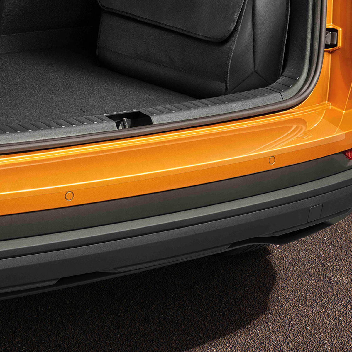 Protective foil for rear bumper
