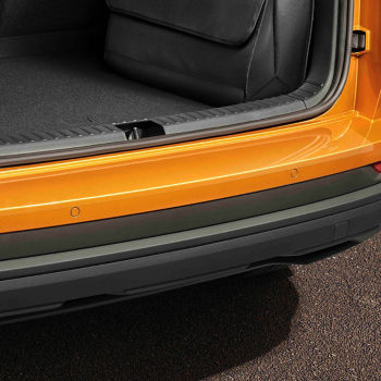 Protective foil for rear bumper