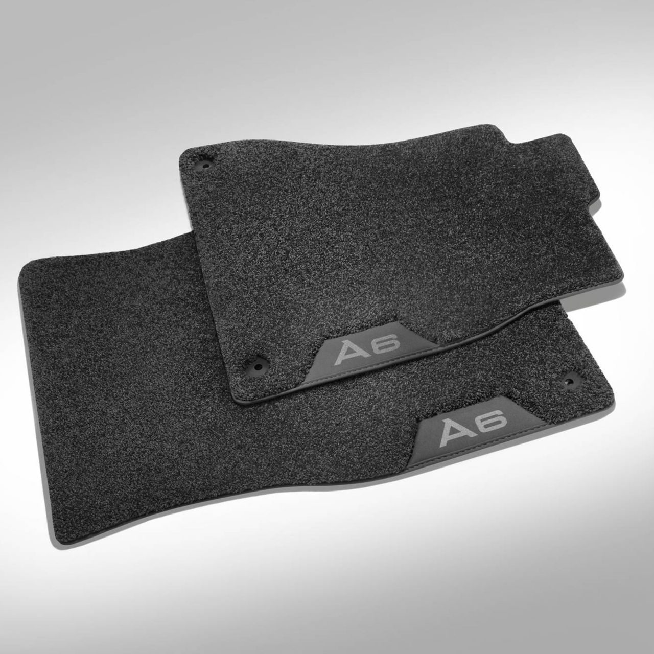 Deep-pile textile floor mats