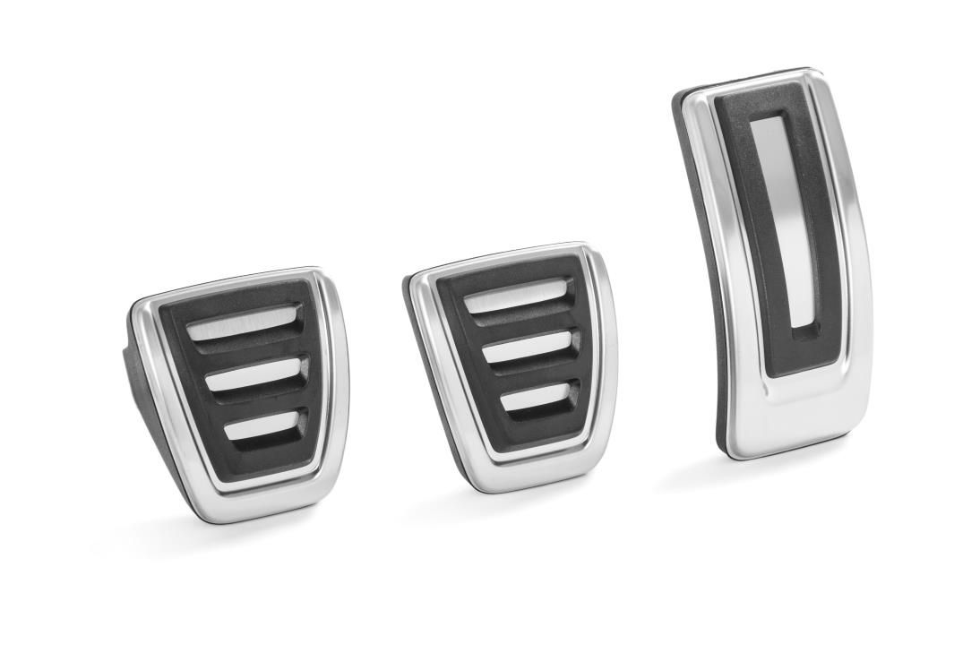 Pedal covers - stainless steel