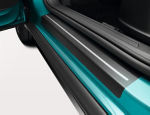 Protective film for the sill rail