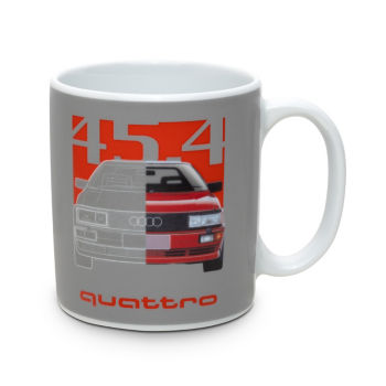 Audi quattro 45.4 mug, grey
