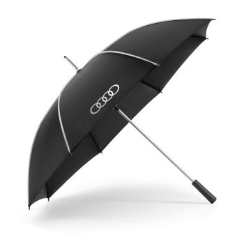 Audi Umbrella, black/silver, big