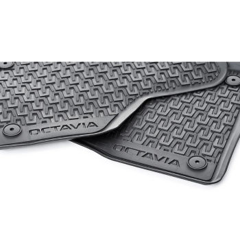 Rubber foot mats