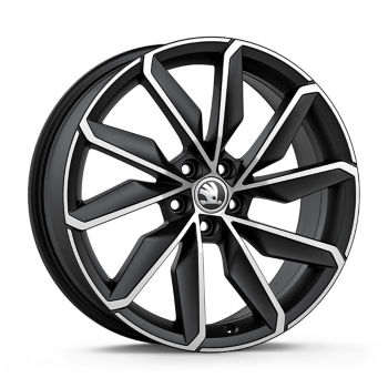 18“ alloy wheel BLADE                                                                             - black matt, brushed