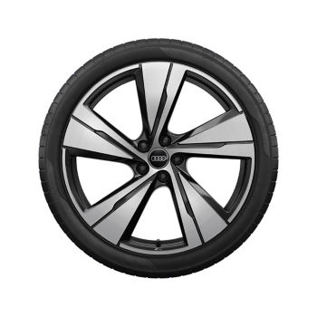 Audi Sport wheel, 5-arm split with RS lettering