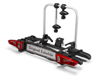Bicycle carrier for the towing hitch