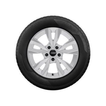 Roue complète hiver avec jante en aluminium coulé (16 pouces) , Pneumatique Goodyear Ultragrip Performance Gen 1 AO, 205/55 R16 91H , droite