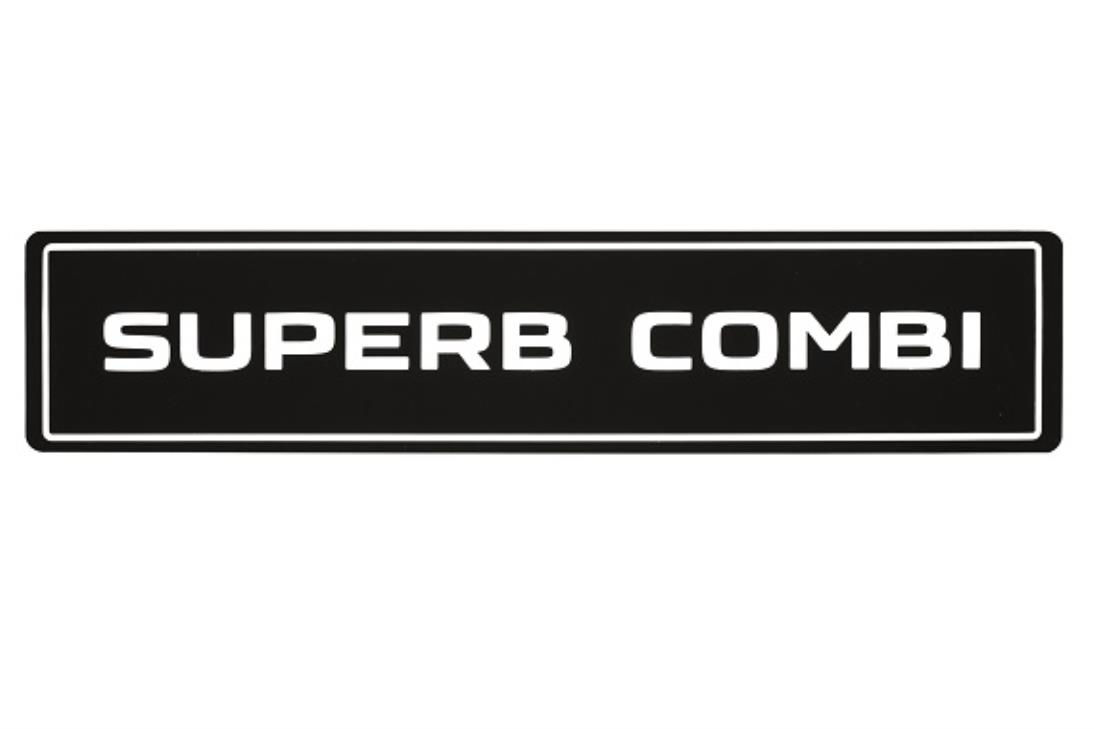 Car Plate Superb Combi