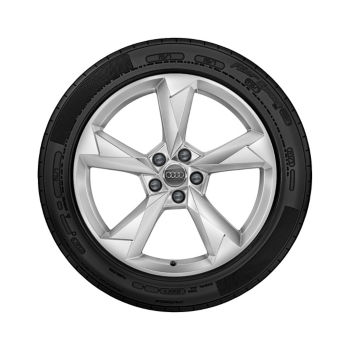 Roue complète hiver avec jante en aluminium coulé (19 pouces) , Pneumatique Continental Conti ContiWinterContact TS850P AO, 235/50 R19 99V