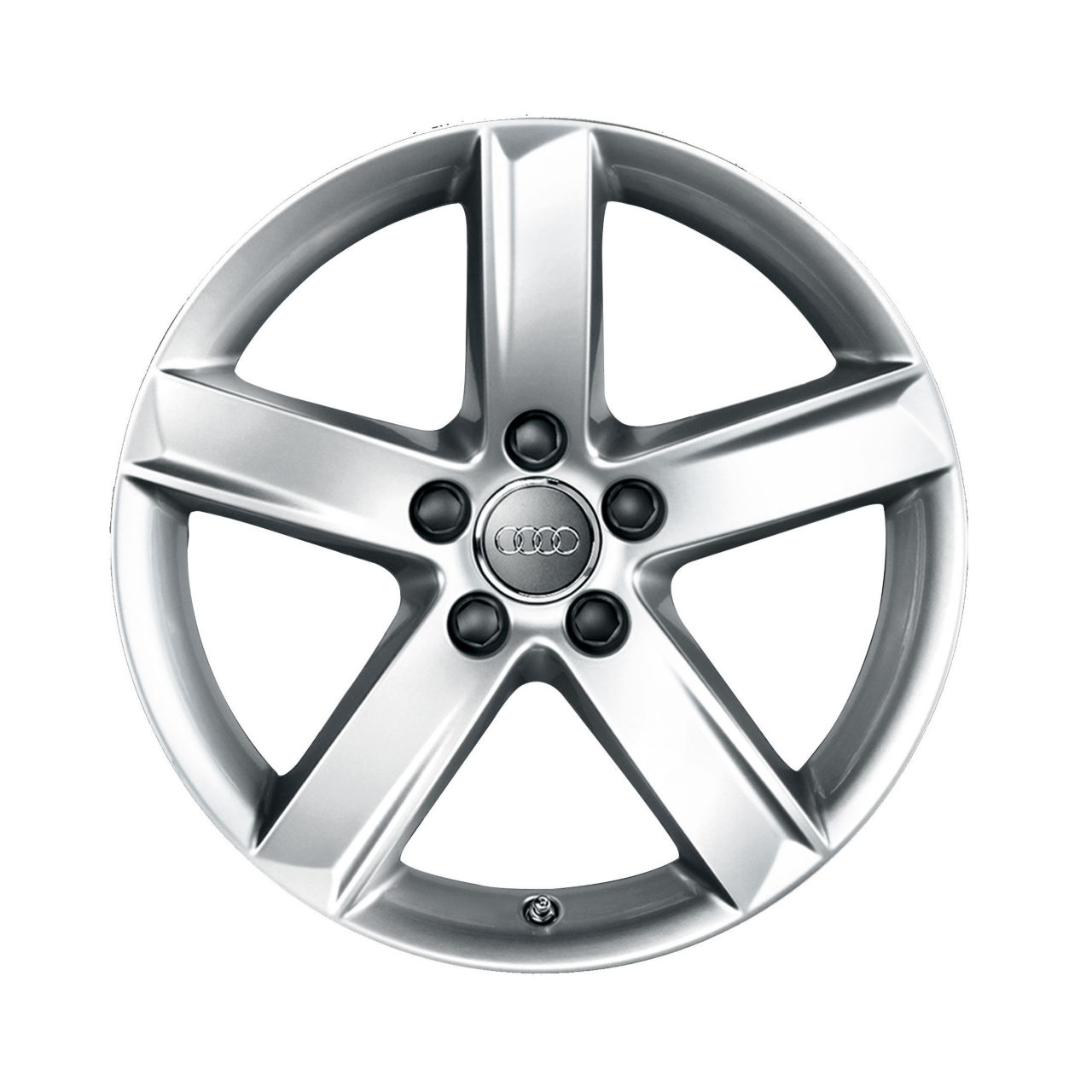 Rim, 5-spoke, brilliant silver