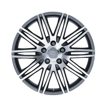 Rim, 10-twin-spoke, anthracite-silver, 9.0Jx20