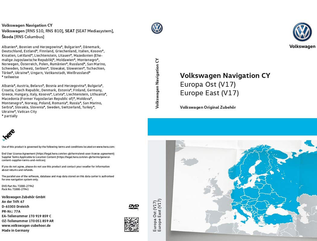 DVD-ROM für Navigationssystem
