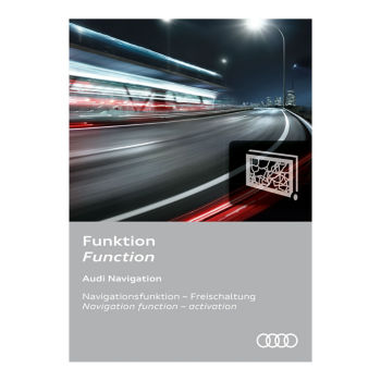 Activation of navigation function, for Europe and vehicles with the preparation for the navigation system (MIB-S)