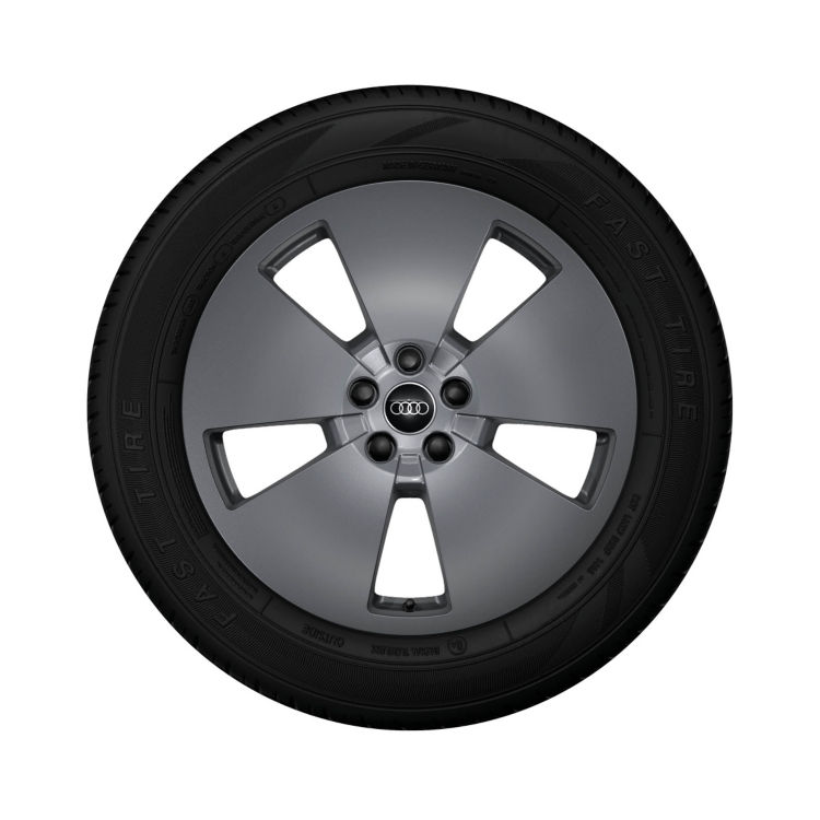 Roue Aero à 5 branches, gris contraste, 8,0Jx19, pneu d'hiver 255/55 R19 111H XL