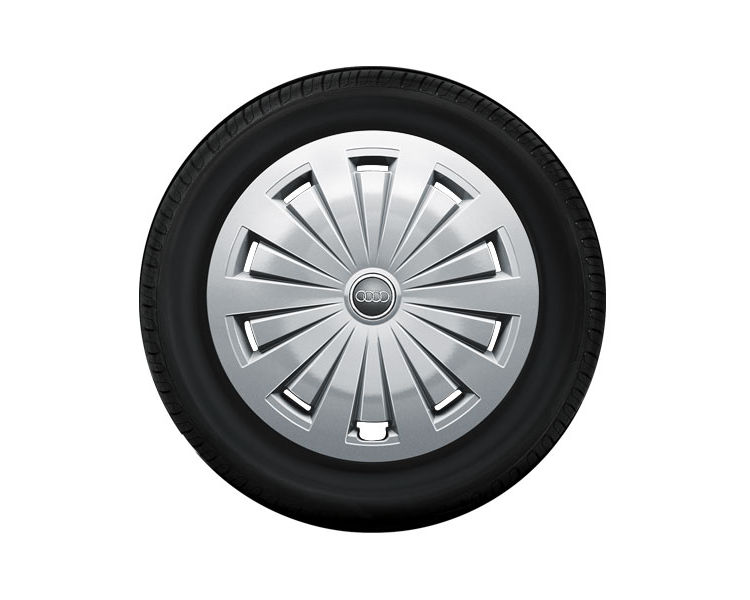 Wheel with full wheel cover - Audi Original Accessories