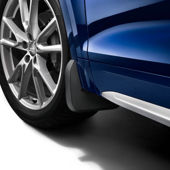 Mud flaps, for the front, for vehicles with or without S line exterior package